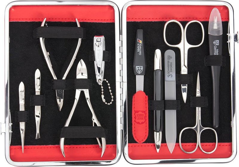 3 Swords Germany 11-Piece Manicure Pedicure Grooming Kit - Image 1